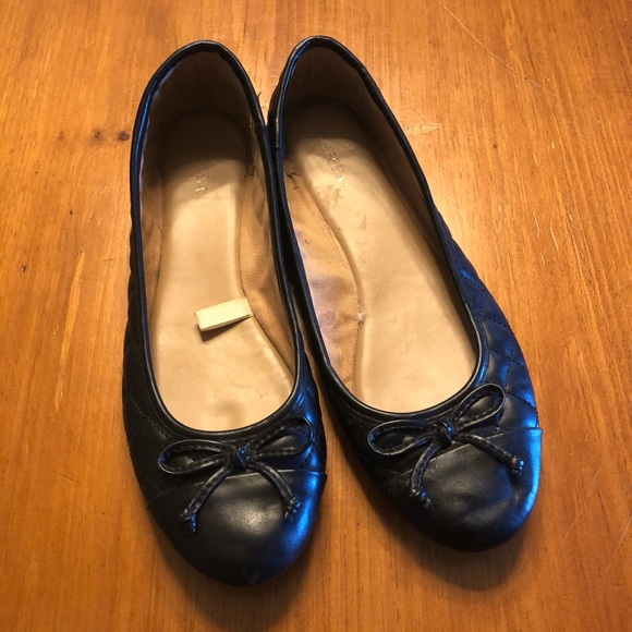 Merona Shoes Black Flats With Bow Poshmark